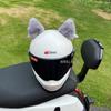 Decoración de Casco a la Moda Lindo Motociclista Femenina Motocicleta Motocicleta Sombrero de Coche Eléctrico Orejas de Peluche de Dibujos Animados Removible