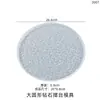 Molde de Gesso Aromaterapia Resina Cristal DIY Papoula Padrão Diamante Redondo e Retangular Suporte de Exibição Molde de Silicone