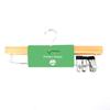 Shang Chao Percha de Madera Maciza con Clip Percha de Madera Antideslizante Sin Costuras Traje Hotel Soporte para Ropa Venta al por Mayor