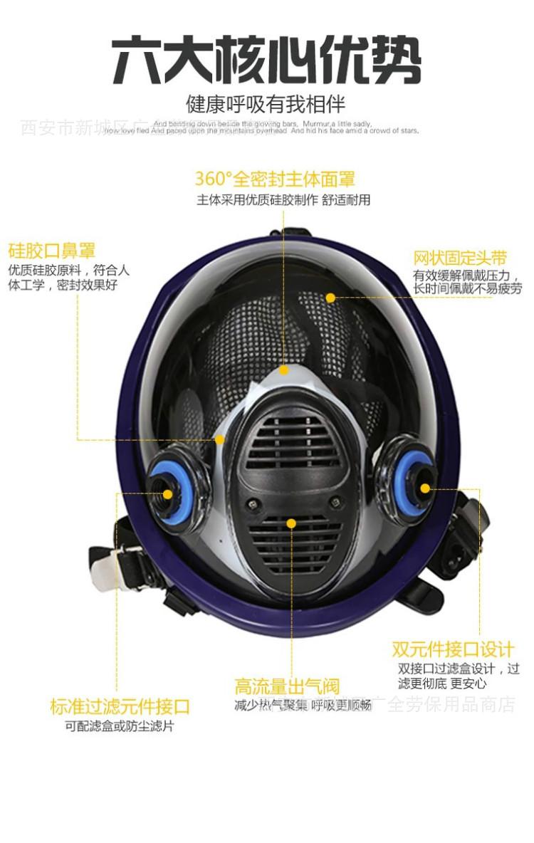球形双盒防毒面具说明1