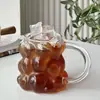 Taza de Vidrio de Borosilicato Personalizable Simple para el Hogar para Uvas Resistente a Altas Temperaturas Taza de Pared Simple Taza de Vidrio Transparente para Bebidas de Jugo