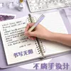 Cuaderno A5 de cuero suave B5 se puede abrir completamente Desmontable Uso Estudiante de Universidad Oficina Cuaderno de hojas sueltas 8 agujeros no presiona la mano