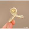 Pinza pequeña de aleación mini para el cabello, pinza para flequillo, horquilla, accesorios para la cabeza de princesa con lazo y pedrería, accesorios para el cabello de Corea del Sur