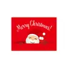 Tarjeta de Navidad tarjeta de bendición de regalo decoración de árbol de Navidad tarjeta de mensaje de flor caja de regalo tarjeta para escribir tarjeta floral