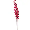 Fruta da Sorte Flor Artificial Decoração Fruta de Azevinho Flor Seca Sala de Estar Ano Novo Casamento Decoração de Flor Falsa Folha Dourada Fruta Vermelha