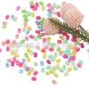 Cuentas de Maní Acrílicas de Color Sólido Hechas a Mano DIY Accesorios de Joyería Cadena para Teléfono Móvil Cuentas Espaciadoras Pulsera 200 Piezas