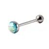 Comercio Electrónico Transfronterizo al por Mayor de Joyería para Piercings de Tachuelas para Lengua con Rosca Externa Invisible y Anillos para Lengua de Estilo Emoji de Moda y Original