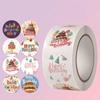 Pegatina de feliz cumpleaños para sobres, bolsas de regalo, cajas de cartón, decoración de sellado, 8 estilos diferentes