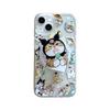Adequado para Apple iPhone15promax Capa de Telefone Gato de Desenho Animado Suporte Magnético 13 Novo 14 Acrílico 12