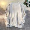 Suéter para hombre y mujer diseño otoño e invierno chic japonés retro suave gentil glutinoso estilo perezoso abrigo grueso suelto moda