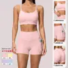 Conjunto de Yoga Personalizado Novo com Bolinhas Conjunto de Top de Alças Finas Falso Duas Peças Esportivo Secagem Rápida Corrida Fitness