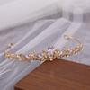Tuan Ming Diadema para el Cabello de Novia Coreana Tocado Diamante Flash Zircón Corona Pequeña Accesorios para el Cabello Princesa Cumpleaños Boda Accesorios para Presentación