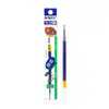 Luz de la Mañana/Pluma de Presión Recarga Negra para Bolígrafo de Gel Punta de Bala 0.5mm Bolígrafo de Presión Estilo Ins Recarga para Bolígrafo de Firma