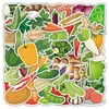 250 piezas de pegatinas para cuenta manual de frutas y verduras, equipaje decorativo, cuaderno, coche, impermeables, pegatinas para niños, venta al por mayor