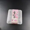 Doce de Carne Folhado Massa Folhada Massa de Gema de Ovo Massa de Neve Bolo de Arroz Glutinoso Bolo da Lua Pele de Neve Caixa de Embalagem Caixa de Fundo Branco 4 Peças Embaladas Individualmente