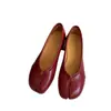Nuevos Zapatos de Verano 2026 para Mujer que Aumentan la Altura, Dedos de Cerdo, Plisados Retro Ballet, Escotados, de Tacón Grueso, Dedos Divididos