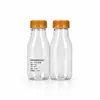 Garrafa Embalagem Plástica Transparente Descartável Personalizada para Bebidas Pera da Neve Coco do Mar Tartaruga Poria Cocos Garrafa de Chá com Leite