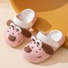 Pantuflas para niños, Crocs, sandalias de verano antideslizantes con dibujos de cachorros, para interior y exterior, zapatos de playa para niños pequeños y medianos.