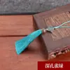 Chapéu com franjas de borla, coroa de metal, pingente de nó chinês, acessórios de joalheria, marcador de livro, acessório de cabeça, pingente para celular, borla pequena
