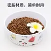 Pronta Entrega Envio Direto Tigela para Pet de Melamina Tigela Reta com Opções de Cor, Personalizável com Adesivos, Base Antiderrapante de Grau Alimentício Personalização de Tigela para Gato e Cachorro