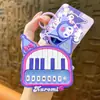 Chaveiro genuíno Sanrio Festa do Chá Estrela Pingente de mini máquina de jogo pequena Tetris para crianças
