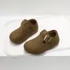 Zapatos Casuales de Cuero para Niñas, Novedad Otoño 2026, Zapatos Casuales Boken para Niños, Primavera y Otoño, Venta al por Mayor 6530