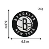 Logotipo de Equipo de Baloncesto Bordado Pegatinas de Tela para Ropa, Zapatos y Sombreros Insignia Bordada Parche Pegatinas Logotipo de Equipo Insignia Logotipo Pegatinas Bordadas