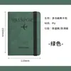 Bolsa para Pasaporte Anti-Magnética de Cuero PU Hecha a Medida Cuero Anti-Robo Cepillo Rfid Portapasaportes Bolsa para Documentos Cubierta de Pasaporte Multifuncional Personalización