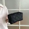 Bolsa de Maquillaje Acolchada de Plumón y Algodón de Seda de Venta Caliente Transfronteriza Portátil para Viaje Impermeable Almacenamiento de Artículos de Tocador Gran Capacidad Bolsa Nube