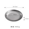 Juego de Vajilla de Acero Inoxidable Estilo Retro Cuencos Coreanos Antiguos para Arroz, Palillos, Cucharas, Platos Rectangulares, Platos para Condimentos, Vasos para Agua