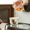 Taza Dorada de Pollo gema amarilla cerámica taza individual taza maestra taza de té japonesa juego de té kung fu taza de té taza de té taza de té logo