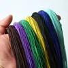 Em Estoque Corda Elástica Redonda de 2,5mm de Alta Elasticidade com Núcleo de Látex Multifiada, Elástico Colorido para Fitness e Tração de Animais de Estimação