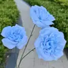 Flores de Rosa Artificiales para Decoraciones de Salón de Bodas, Decoración del Hogar, Arreglos de Boda y Materiales Florales Suaves para Decoración