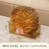 Plato para Huesos Transparente con Patrón de Glaciar, Plato de Mesa de Lujo para Desechos de Comida de Grado Alimenticio, Plato Duradero para Snacks y Frutas para Sala de Estar