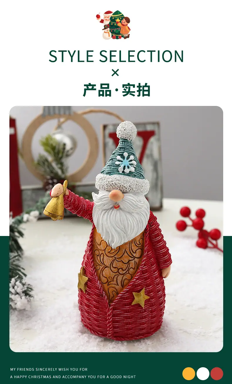 圣诞老人树脂摆件_05