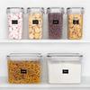 Nuevo contenedor para alimentos frescos de material PP, recipiente sellado, refrigerador, cocina, recipiente para alimentos, recipiente para almacenamiento de granos, almacenamiento de snacks