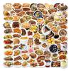 90 piezas de pegatinas de comida fresca para portátil, equipaje, maleta de ruedas, diario, vaso de agua, pegatinas impermeables para manualidades