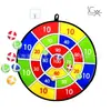 Tablero de Dardos de Bola Pegajosa de 74 cm para Niños Juguete Juego al Aire Libre para Padres e Hijos Almacenamiento Plegable Tela de Lanzamiento para Objetivo