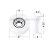 Rodamientos con Recubrimiento de Plástico 608 Rodillo con Ranura 624U Polea para Puertas y Ventanas Deslizantes 625 Ranura de Eub de Nylon Fabricante 626