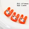 Bolso de Mano Colorido Pintura Acrílica Bolsa de Basura a Través del Agujero Joyería DIY Accesorios con Cuentas Cadena para Teléfono Móvil Llavero