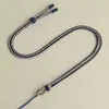 Minimalista Sencillo Cuerda Asiento de Loto Doble Color Cuerda Colgante Trenzada de Ocho Hilos Collar Cuerda Jade Ágata Colgante de Jade Cuerda Colgante Hecha a Mano