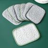 Toalla para Lavar Platos Gruesa de Doble Capa, Estropajo Absorbente de Grasa, Paño Absorbente de Limpieza, Esponja de Lana de Acero con Hilo de Plata Descontaminante, Herramienta para Fregar Ollas