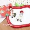 Broche de Boneca Urso Maçã Coelho Desenho Animado Coreano Acessórios de Cabelo Acessórios DIY Saia Vermelha Acessórios de Roupa Coelho