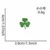 Novos Adesivos de Tecido Bordado Elétrico Cor Bordado Grama Bordado Trevo Irlandês Verde Adesivo Hot Melt Roupas Adesivos Decorativos
