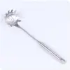 Suministro directo de fábrica espátula de acero inoxidable 304 espátula para cocinar utensilios de cocina para el hogar y hoteles juego de seis piezas colador