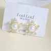 Brincos de Pérola Outono e Inverno High-End Elegantes Estilosos Nicho Acessível Luxo Agulha de Prata S925 Loja Compra no Atacado