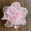 20cm Camelia Flores Grandes Coreano Hecho a Mano Gasa Plisada Ramillete Joyería Accesorios para Ropa Accesorios Venta al por Mayor Transfronteriza