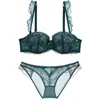 Conjunto de Sujetador con Aros Push-Up para Comercio Exterior Transfronterizo para Pechos Pequeños, Conjunto de Sujetador para Mujer con Soporte Lateral, Sujetador Sexy, Sujetador Anticaída