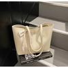Bolsa Simples Feminina de Grande Capacidade Bolsa Feminina 2025 Verão Novo Moda Tendência Versátil Bolsa de Ombro Bolsa Tote Celebridade da Internet