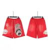 Marca de moda europeia e americana Hellstar Hell Star de verão para lazer esportivo shorts de água masculinos e femininos